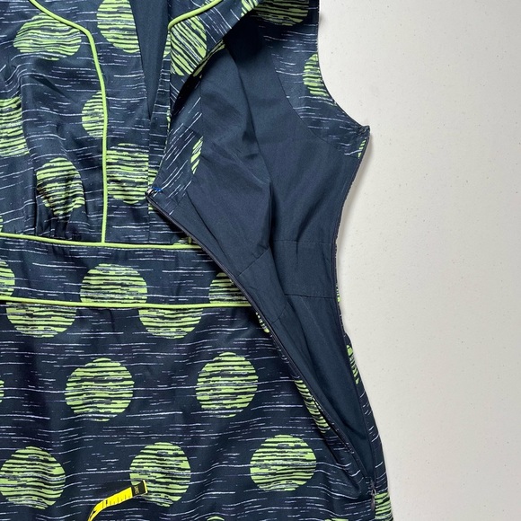 Banana Republic navy and green dress size 0 - Picture 4 of 13